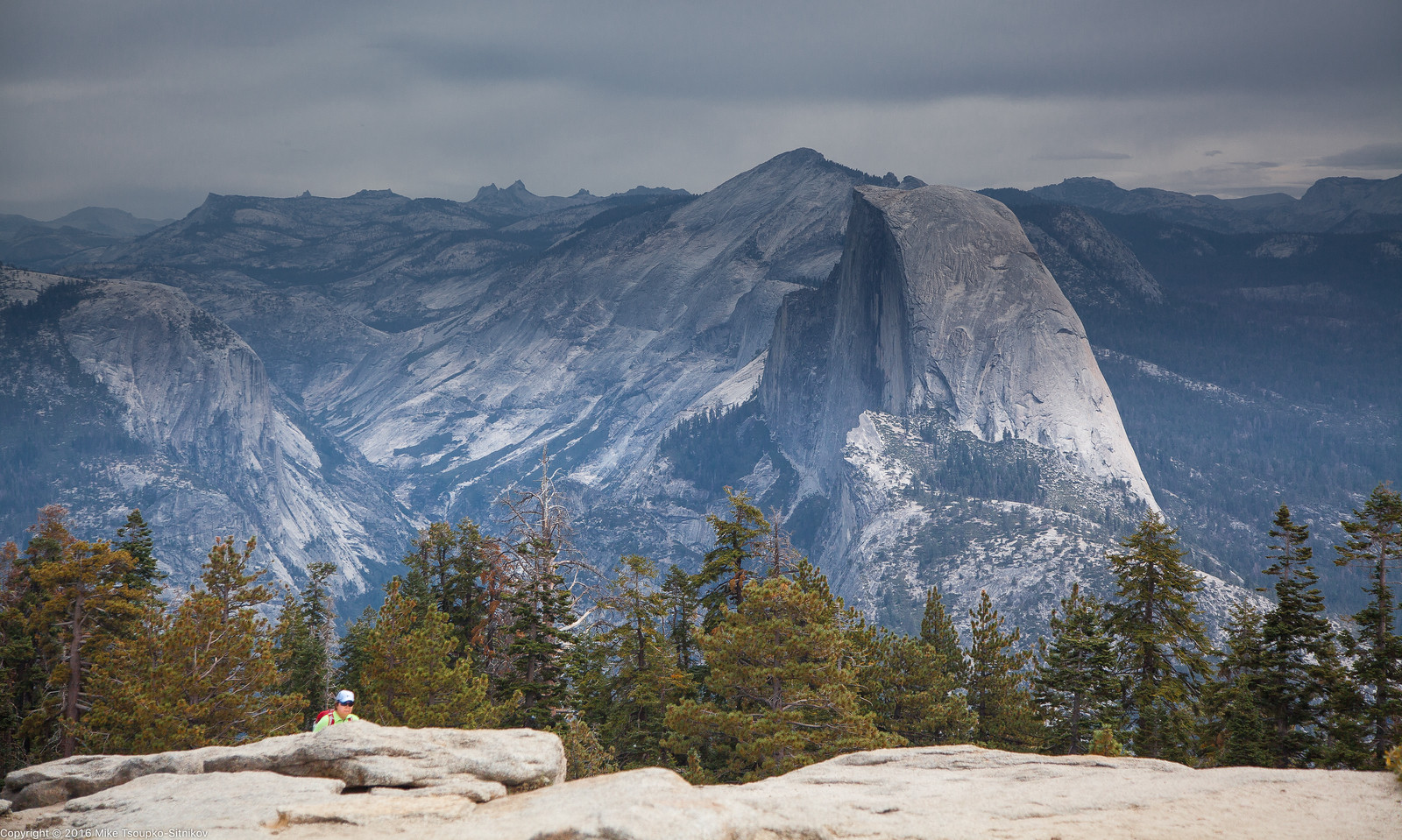 A View from Sentinel Dome in Yosemite