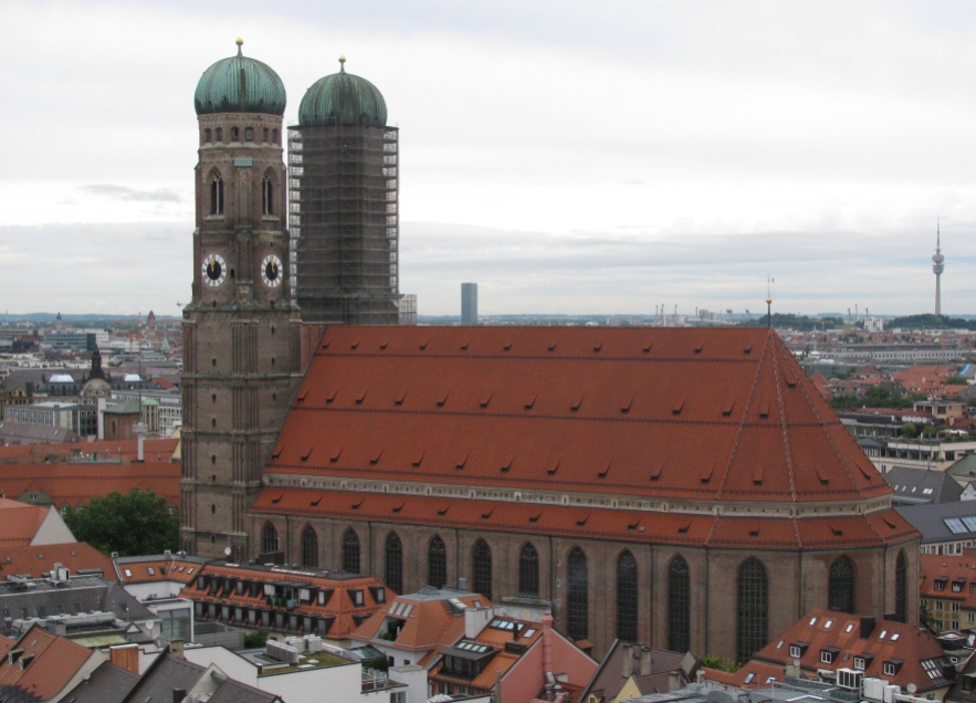 Frauenkirche as seen from Peterskirche belltower.